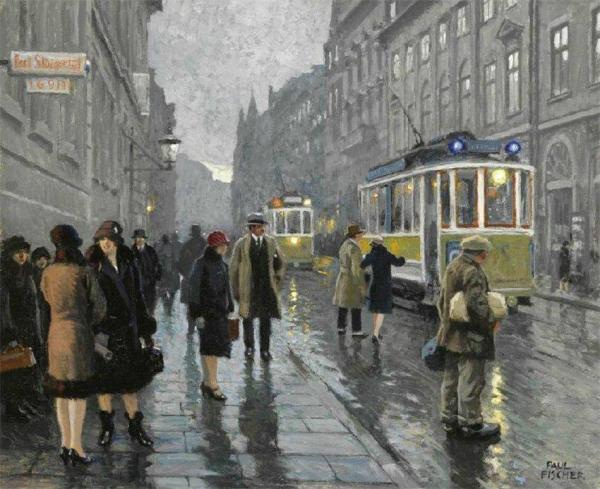 Bredgade, Copenhagen by Paul Gustave Fischer