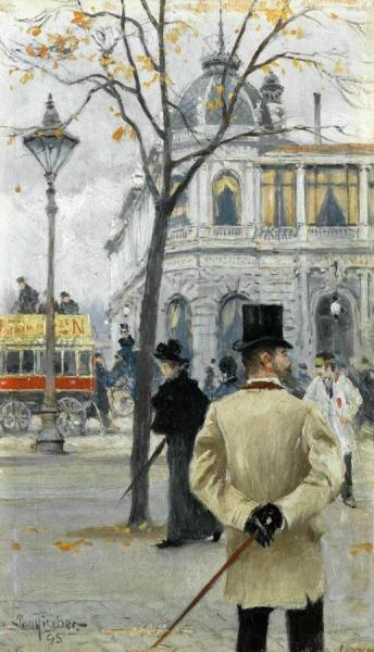 Scene From Copenhagen by Paul Gustave Fischer