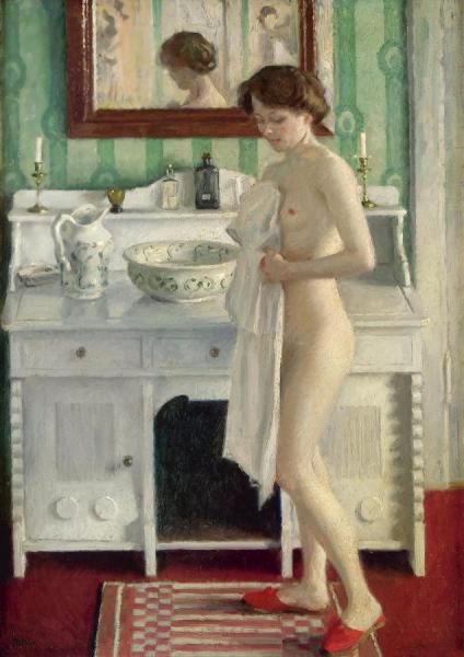 The Morning Toilet by Paul Gustave Fischer