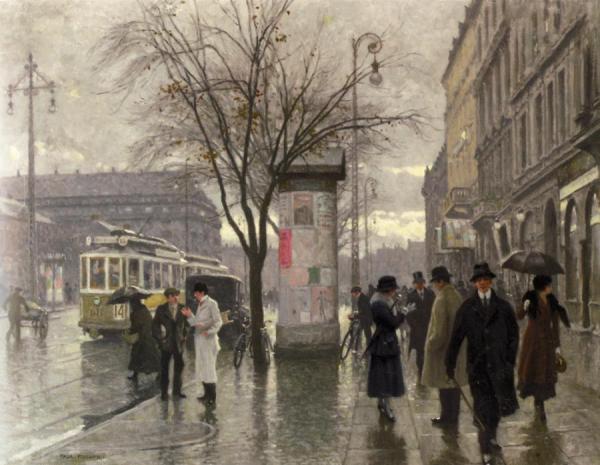 Vesterbrogade, Copenhagen by Paul Gustave Fischer