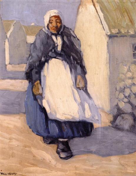 Achill Woman by Paul Henry, R.h.a.