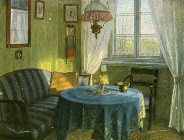 Spring Evening by Paul Hoecker Oil Painting Reproductions