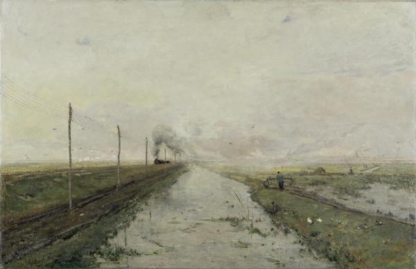 Landscape With A Train by Paul Joseph Constantin Gabriel