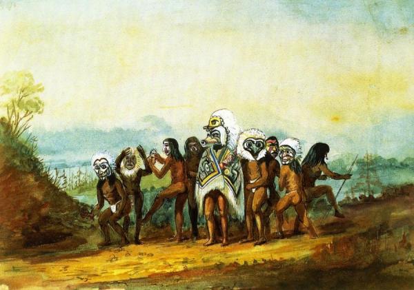 Medicine Mask Dance by Paul Kane