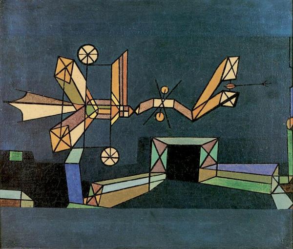 Arrival Of The Air Dragon by Paul Klee