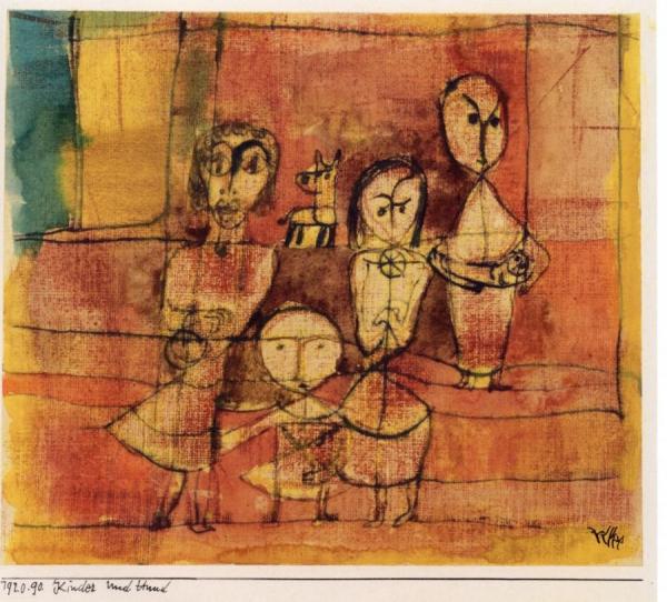 Paul Klee Children And Dog