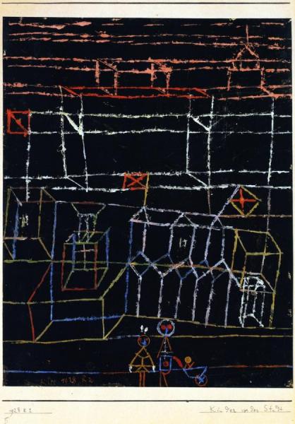 Children Before A City by Paul Klee