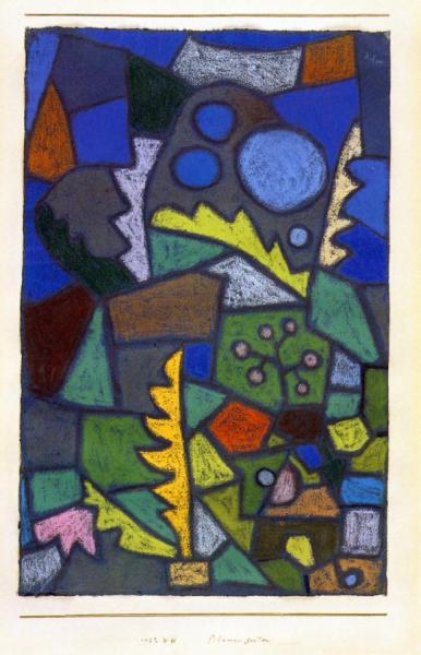 Flower Garden by Paul Klee Oil Painting Reproductions