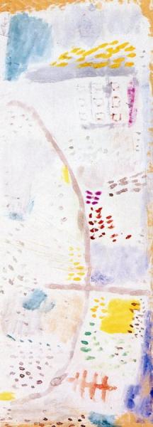 House On A Hill by Paul Klee