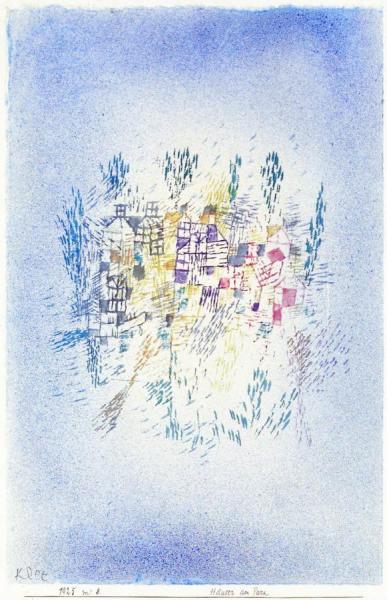Houses In The Park by Paul Klee