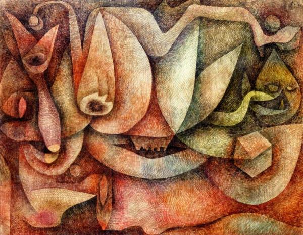 Indiscretion by Paul Klee Oil Painting Reproductions