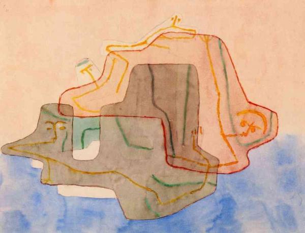 Myth Of An Island by Paul Klee
