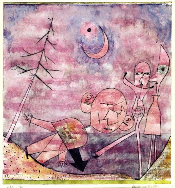 Scene On The Water by Paul Klee