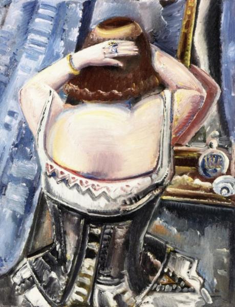 Woman With Mirror by Paul Kleinschmidt