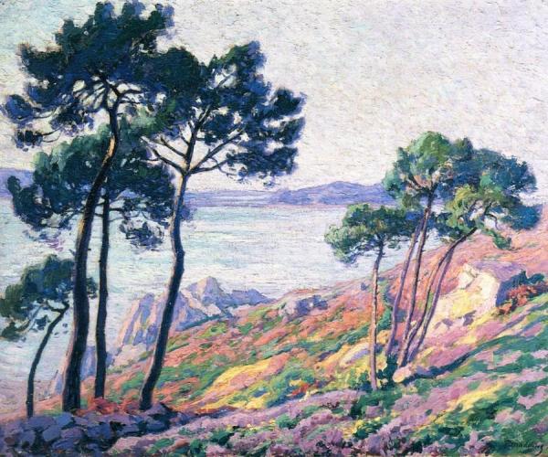 Pins Au Bord De La Mer by Paul Madeline Oil Painting Reproductions