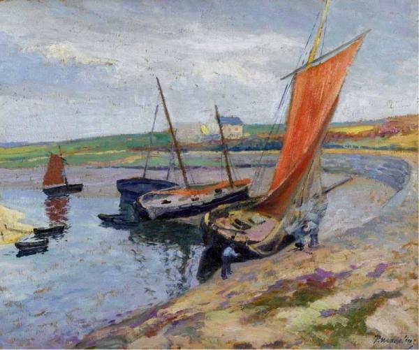 The Boat On The Seashore by Paul Madeline