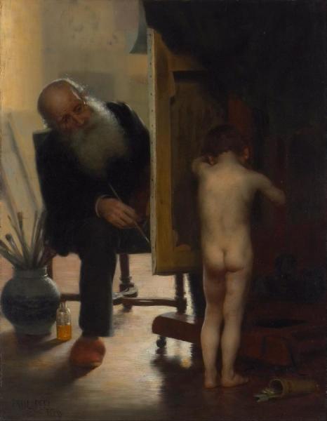 The Tired Model by Paul Peel