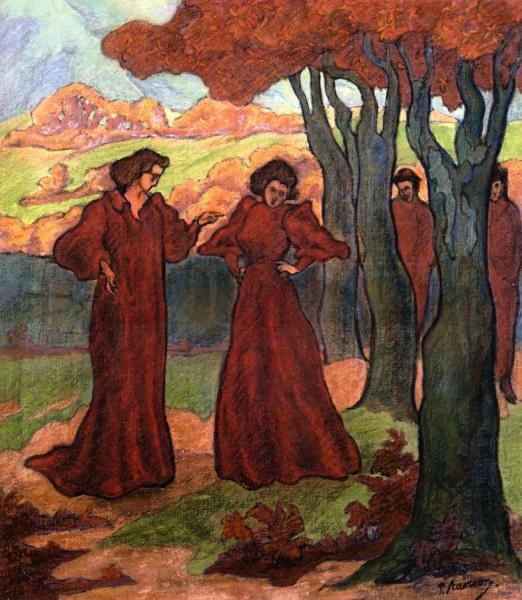 L'explication by Paul Ranson Oil Painting Reproductions
