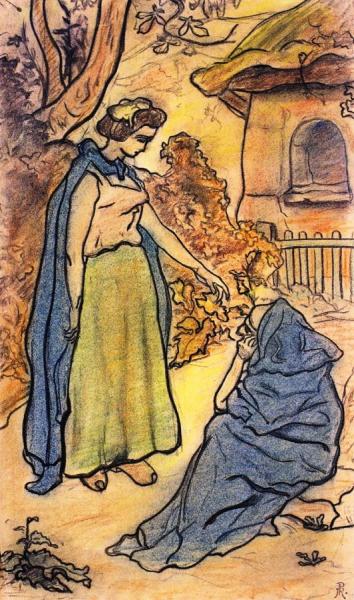 The Girl And Death by Paul Ranson