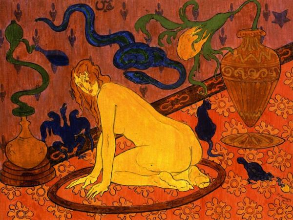 The Witch In Her Circle by Paul Ranson