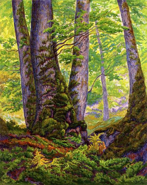 Three Beeches by Paul Ranson