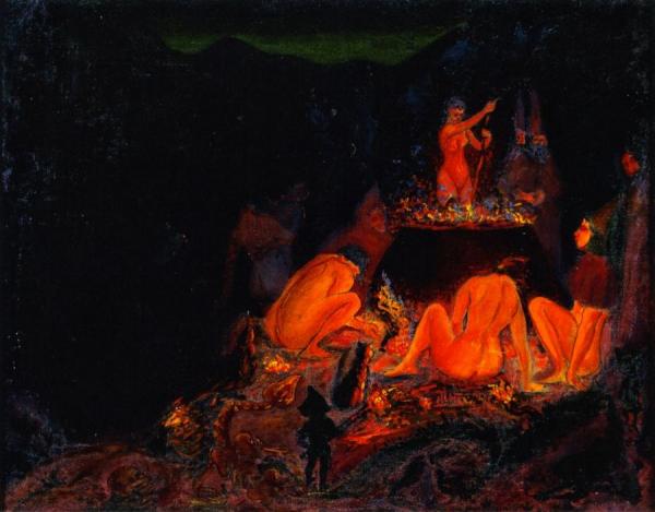 Witches In Saturnalia by Paul Ranson Oil Painting Reproductions