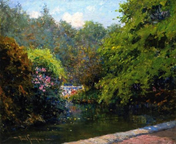 Vale Of Cashmere, Prospect Park, Brooklyn by Paul Sawyier