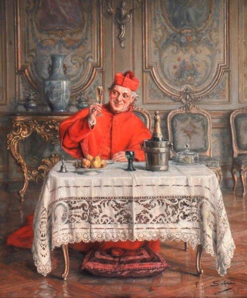 The Toast by Paul Schaan Oil Painting Reproductions