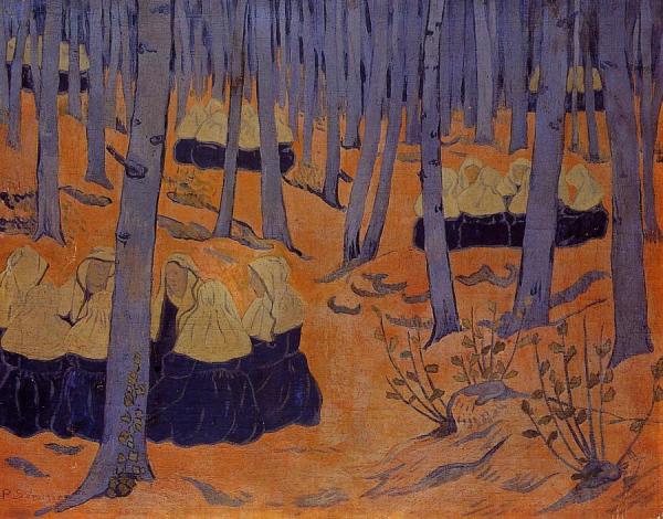 Breton Women, The Meeting In The Sacred Grove by Paul Serusier