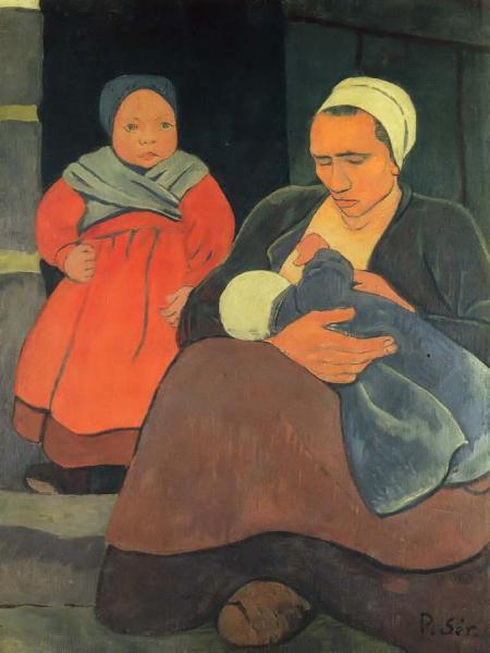 Bretonne Allaitant by Paul Serusier
