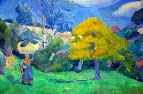 Bretonne Portant Son Linge Au Lavoir by Paul Serusier
