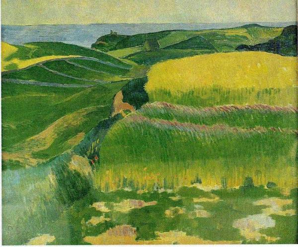 Les Blés Verts Au Pouldu by Paul Serusier