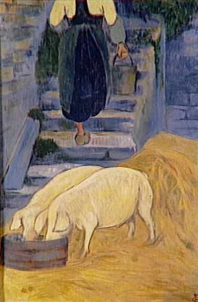 Les Porcelets by Paul Serusier Oil Painting Reproductions