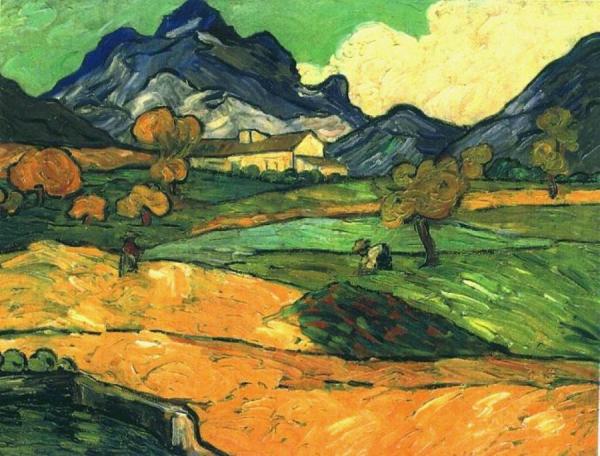Mount Gaussier With The Mas De Saint-paul by Paul Serusier