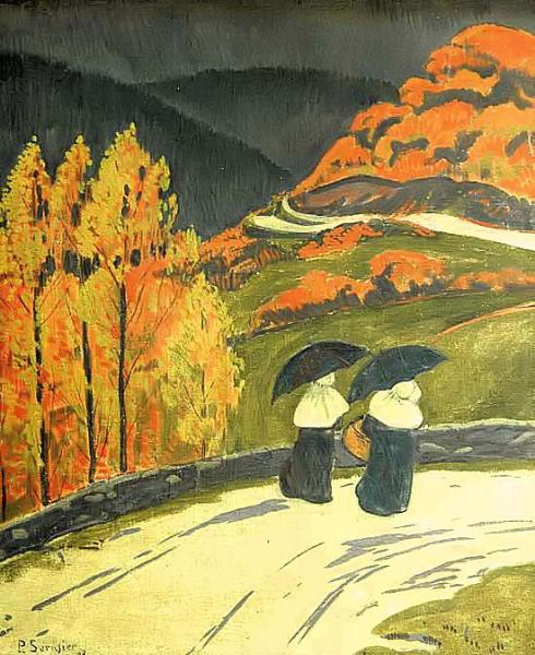 Pluie Sur La Route De La Gare by Paul Serusier