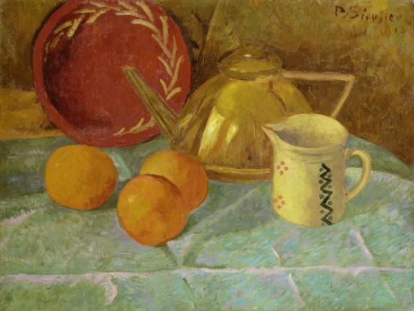 Still Life With Fruit And A Pitcher by Paul Serusier