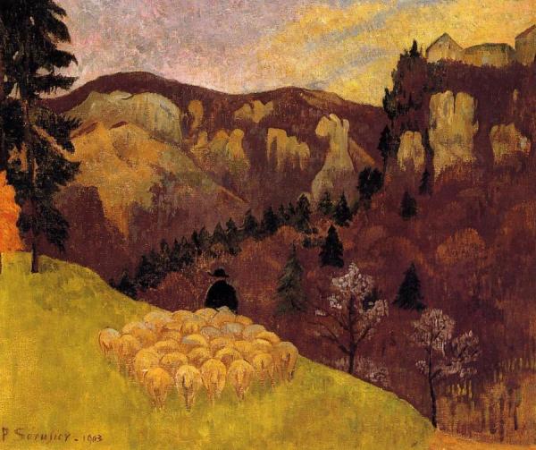 The Flock In The Black Forest by Paul Serusier