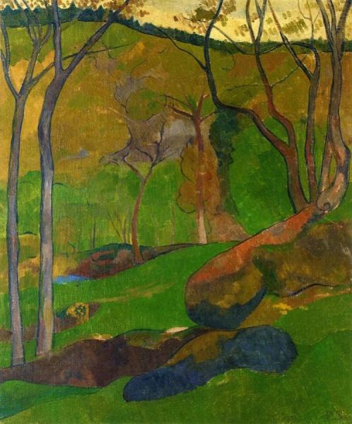 Undergrowth At Huelgoat by Paul Serusier