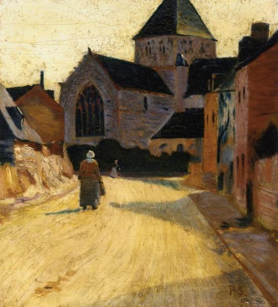 Woman In A Street by Paul Serusier