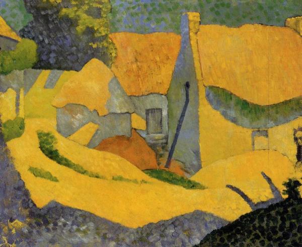 Yellow Farm At Pouldu by Paul Serusier