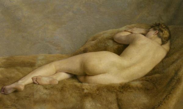Reclining Nude by Paul Sieffert