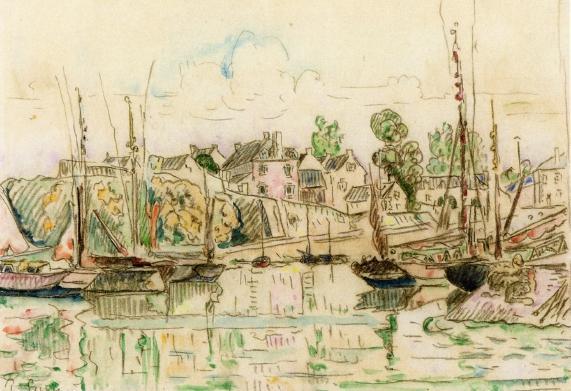 A Port In Brittany by Paul Signac