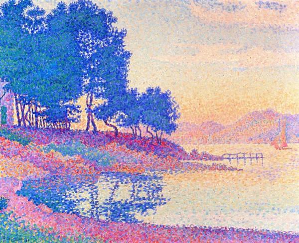 An Cove In Saint-tropez by Paul Signac Oil Painting Reproductions