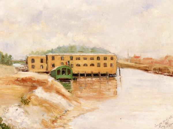 Asnieres, Sewers by Paul Signac