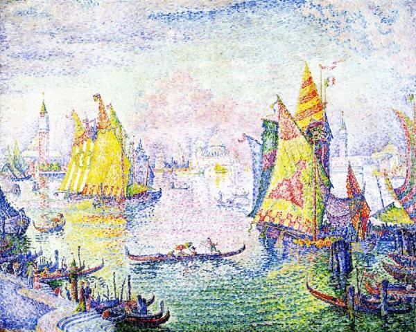 Basin Of San Marco, Venice by Paul Signac