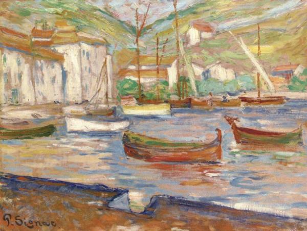 Cassis, The Harbor by Paul Signac