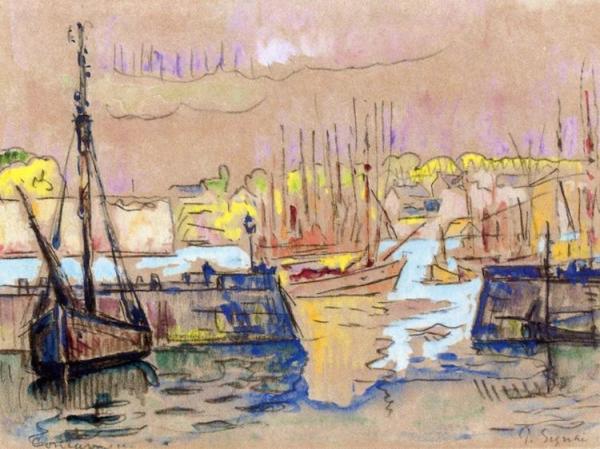 Concarneau by Paul Signac