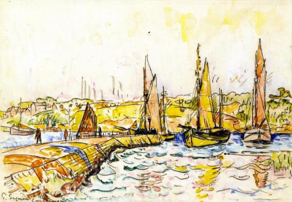Concarneau by Paul Signac