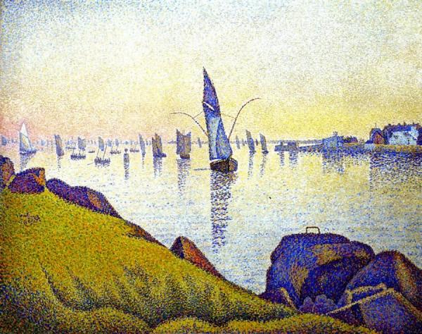 Evening Calm, Concarneau, Opus 220 (allegro Maestoso) by Paul Signac