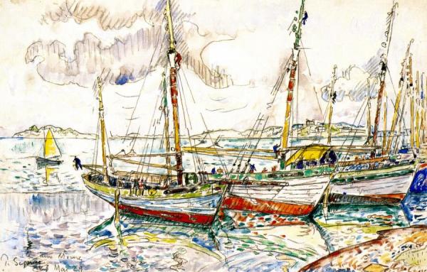 Ile-aux-moines by Paul Signac